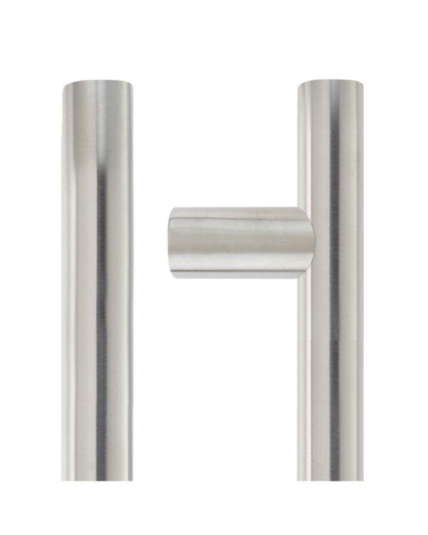 22mm Guardsman Pull Handle - 600mm - Grade 201 - Bolt Through Fixings
