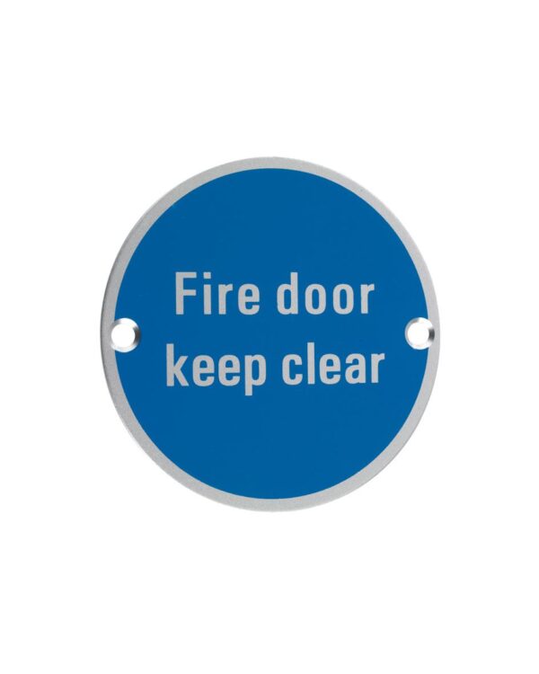 Signage - Fire Door Keep Clear